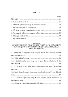 Tuyển dụng công chức chuyên môn tại Bình Phước: Cơ hội 
