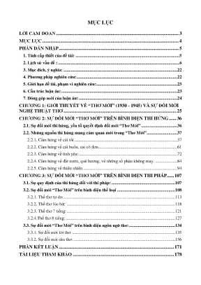 Đổi mới nghệ thuật thơ trong thơ mới Việt Nam