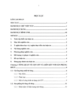Nghiên cứu ứng xử kháng chọc thủng của cột ống thép và
