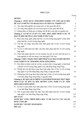 Bảo vệ môi trường làng nghề ở đồng bằng sông Hồng: Thực
