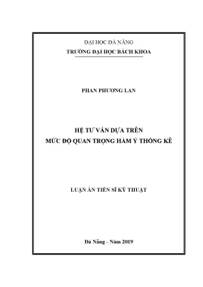 Hệ Tư Vấn Dựa Trên Mức Độ Quan Trọng Trong Nghiên Cứu