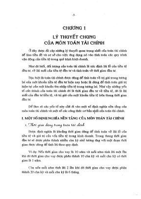 Ứng dụng toán tài chính trong đầu tư thị trường tiền tệ