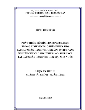 Mô hình bancassurance trong bảo hiểm nhân thọ tại ngân
