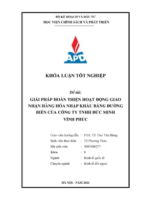 Giải pháp tối ưu giao nhận hàng hóa nhập khẩu bằng đường 