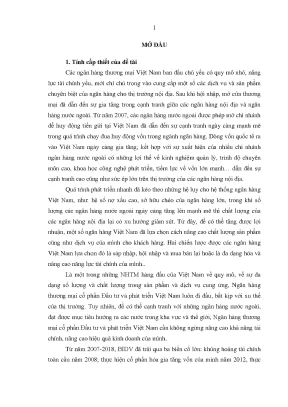 Hiệu Quả Kinh Doanh Ngân Hàng Thương Mại Cổ Phần Đầu Tư