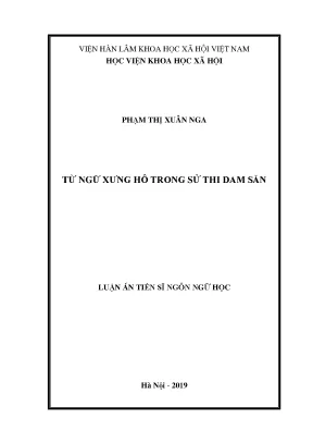 Nghiên cứu từ ngữ xưng hô trong sử thi Dam Săn