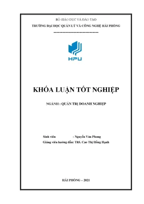 Giải pháp nâng cao hiệu quả sử dụng nguồn nhân lực tại 
