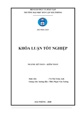 Cải thiện kế toán vốn bằng tiền tại Công ty CP Vận tải 