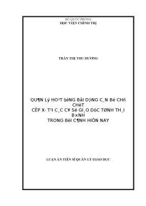 Bồi Dưỡng Cán Bộ Chủ Chốt Cấp Xã Tại Thái Bình: Thực 