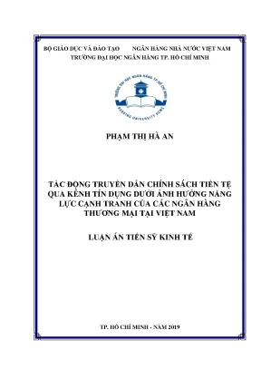 Tác động của chính sách tiền tệ qua kênh tín dụng và