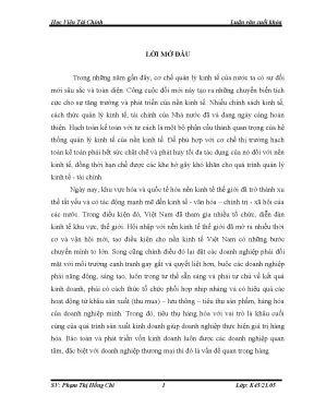 Phân Tích Kế Toán Bán Hàng và Kết Quả Tại Công Ty TNHH Onc