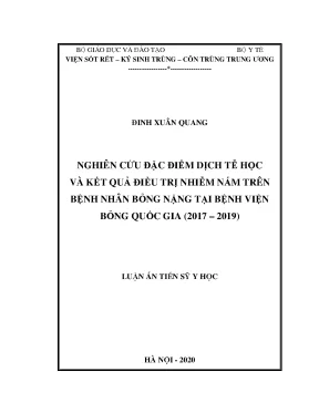 Nghiên cứu dịch tễ học và điều trị nhiễm nấm ở bệnh nhân 