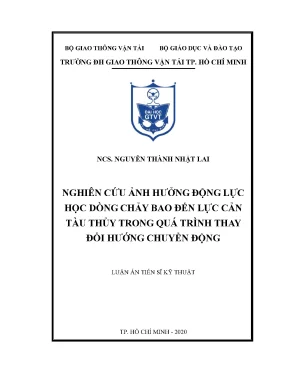 Nghiên cứu ảnh hưởng của động lực học dòng chảy đến lực 