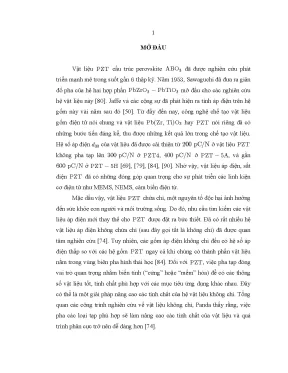 Nghiên cứu và chế tạo vật liệu xbzt 1 x bct pha tạp: 
