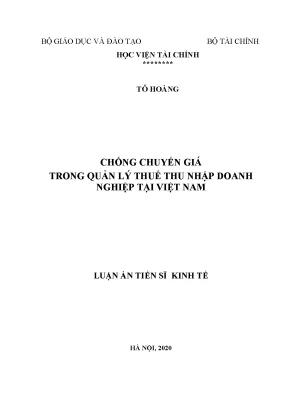 Chiến lược chống chuyển giá trong quản lý thuế thu nhập