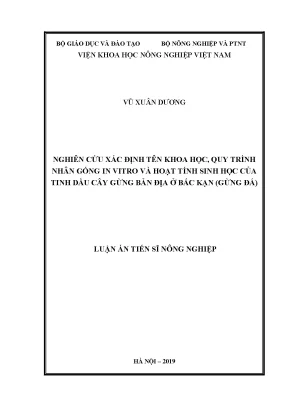 Nghiên cứu tên khoa học và hoạt tính sinh học của tinh