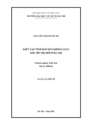 Tạo Dựng Không Gian Hấp Dẫn Cho Khu Đô Thị Mới Tại Hà Nội