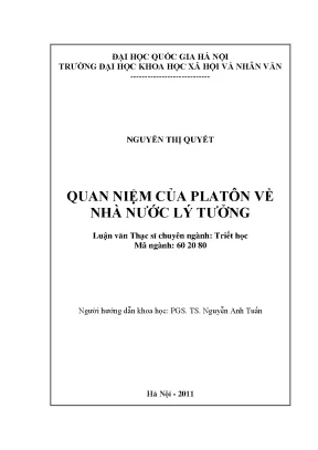 Nhà nước lý tưởng theo quan niệm của Platôn