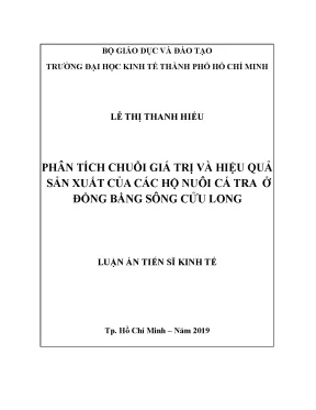 Phân Tích Chuỗi Giá Trị và Hiệu Quả Sản Xuất Cá Tra Tại 
