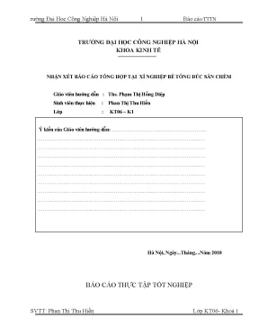 Phân Tích Sự Phát Triển Công Ty Bê Tông Xây Dựng Hà Nội