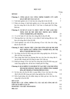 Giải pháp việc làm cho nông dân mất đất do công nghiệp 