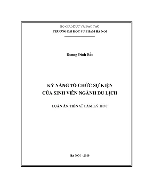 Kỹ Năng Tổ Chức Sự Kiện Cho Sinh Viên Ngành Du Lịch
