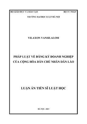 Nghiên cứu về đăng ký doanh nghiệp tại Lào