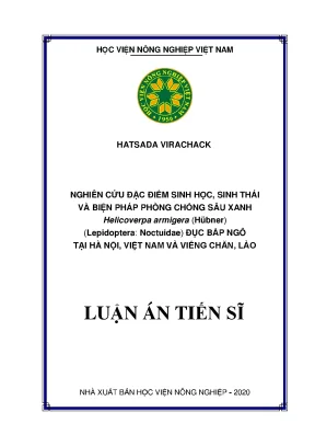 Nghiên cứu sinh học và biện pháp phòng chống sâu xanh 