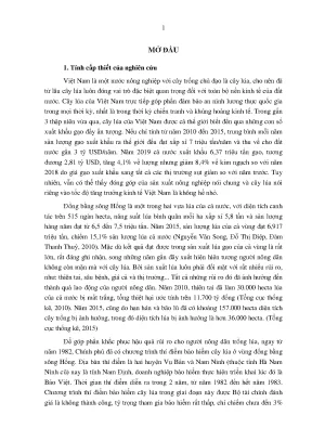 Nhân tố ảnh hưởng đến ý định tham gia bảo hiểm cây lúa