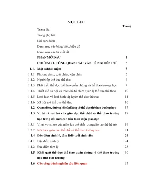 Phát triển thể thao trường học tại các trường đại học và 
