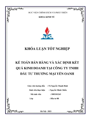 Phân Tích Kế Toán Bán Hàng và Kết Quả Kinh Doanh Tại