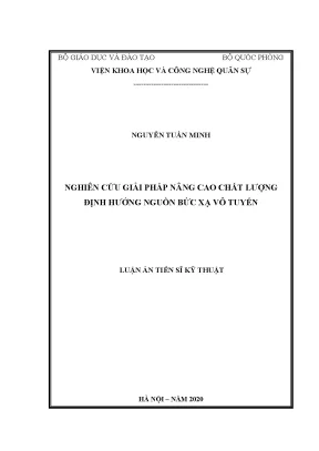 Giải pháp nâng cao chất lượng bức xạ vô tuyến trong 