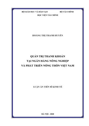 Nghiên cứu quản trị thanh khoản tại ngân hàng nông