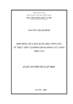 Hợp đồng mua bán nông sản tại Đồng bằng sông Cửu Long: