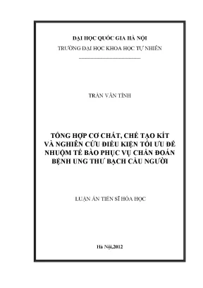 Nghiên cứu tối ưu hóa kít nhuộm tế bào chẩn đoán ung thư 