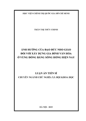 Đạo đức Nho giáo và xây dựng gia đình văn hóa ở đồng 
