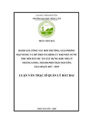 Đánh giá công tác bồi thường và tái định cư tại Thái