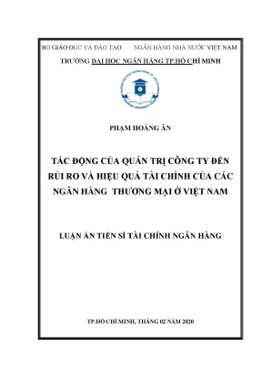 Tác động của quản trị công ty đến rủi ro và hiệu quả tài