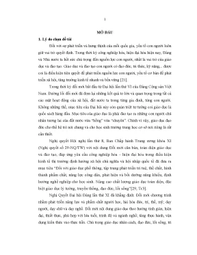 Quản lý giáo dục đạo đức cho học sinh trung học cơ sở 