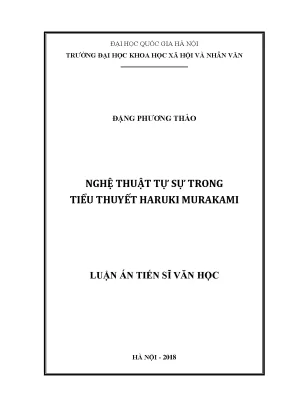 Nghệ Thuật Tự Sự Trong Tiểu Thuyết Haruki Murakami