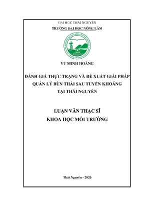 Đánh Giá và Giải Pháp Quản Lý Bùn Thải Sau Tuyển Khoáng