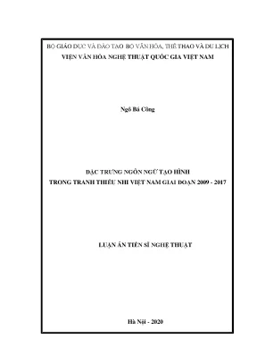 Đặc trưng ngôn ngữ trong tranh thiếu nhi Việt Nam 