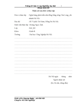 Kế toán huy động vốn tại ngân hàng MHB: Luận văn tốt nghiệp