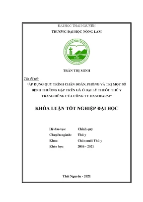 Chẩn đoán và điều trị bệnh gà tại đại lý thuốc thú y 
