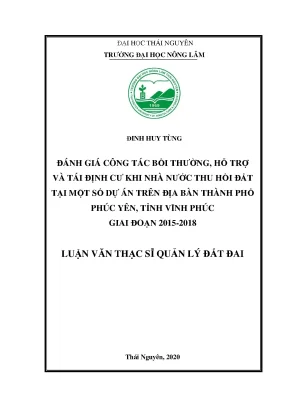 Đánh giá công tác bồi thường và tái định cư tại Phúc Yên