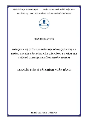 Mối Quan Hệ Giữa Hội Đồng Quản Trị và Thông Tin Bất Cân