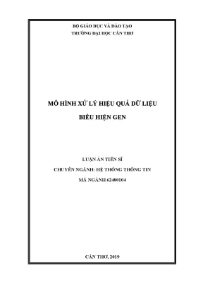 Mô Hình Xử Lý Dữ Liệu Biểu Hiện Gen Hiệu Quả