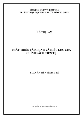 Tác động của chính sách tiền tệ đến phát triển tài chính