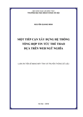 Xây dựng hệ thống tổng hợp tin tức thể thao bằng web ngữ 