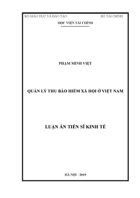 Quản lý thu bảo hiểm xã hội tại Việt Nam: Nghiên cứu và